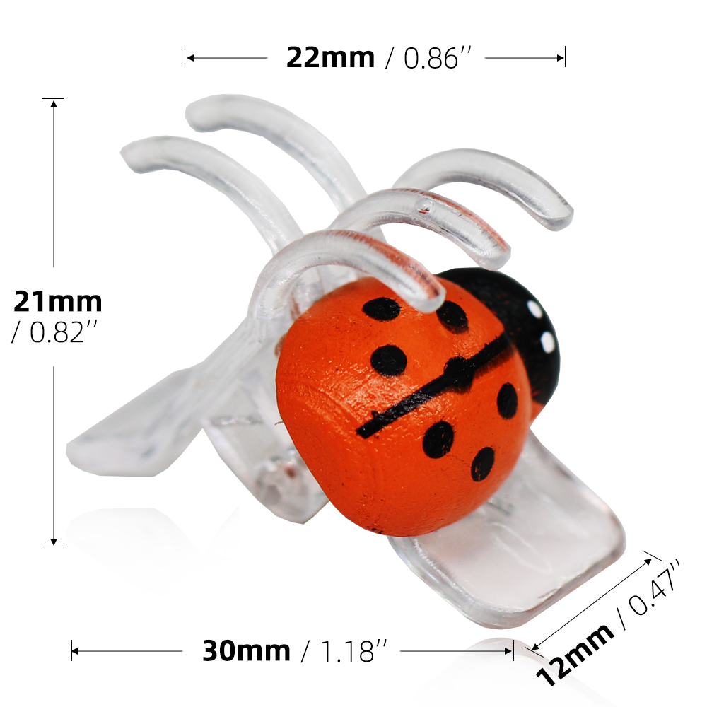 10-800PCS Ladybird Orchid Clip - Bonsai Garden For Home ulasan dan harga