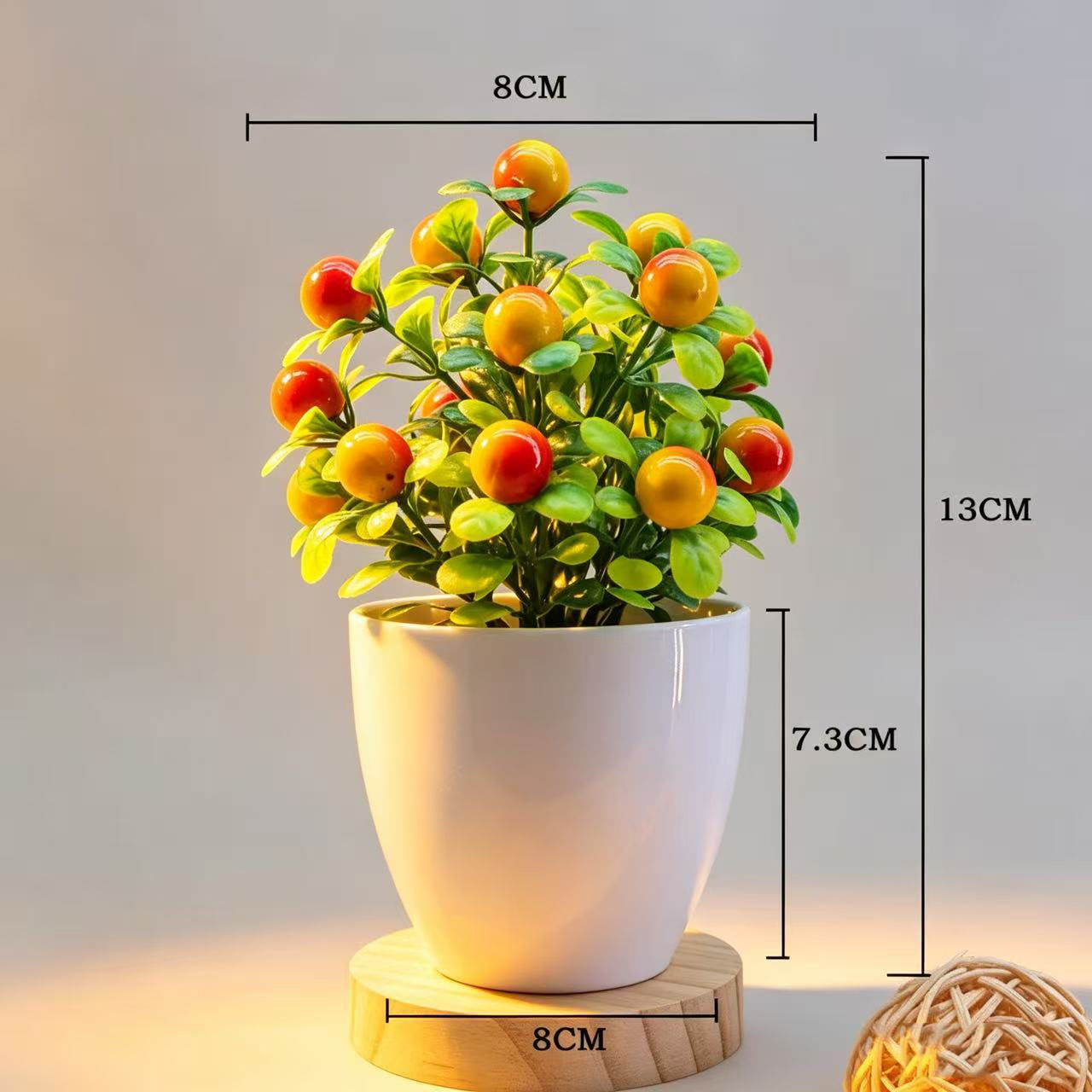 Artificial Fruits Tree Bonsai  - Bonsai Garden For Home ulasan dan harga