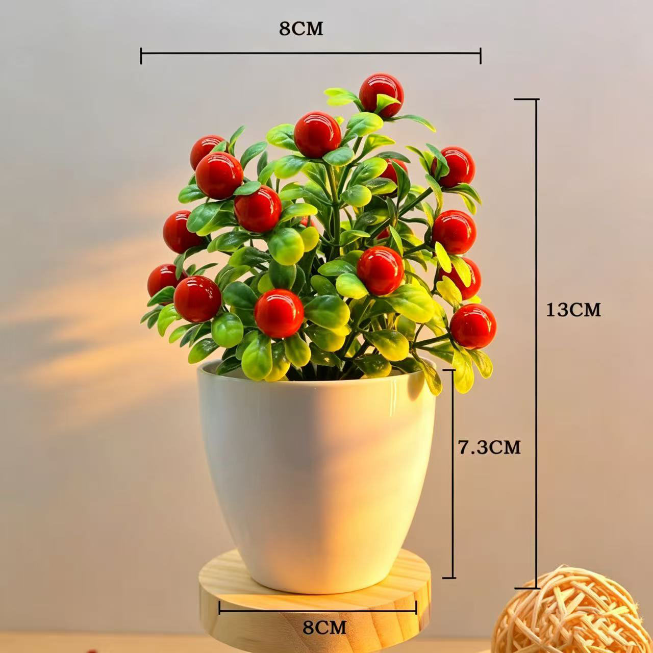 Artificial Fruits Tree Bonsai  - Bonsai Garden For Home ulasan dan harga