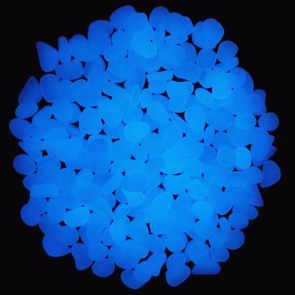 Fish Tank Rocks Glow Blue Pebb - Bonsai Garden Zen ulasan dan harga
