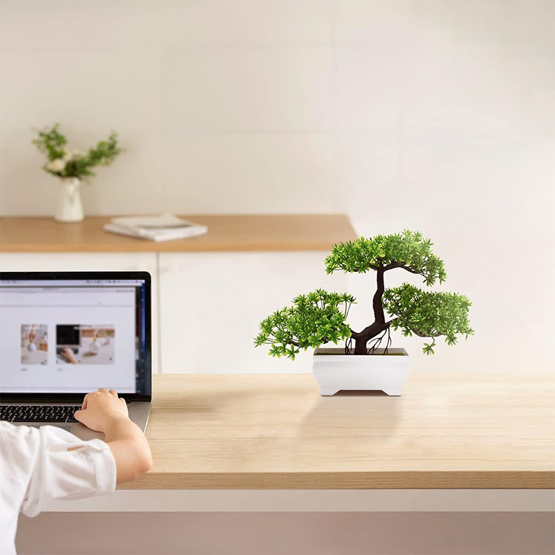 Artificial Bonsai Plastic Bion - Bonsai Garden For Home ulasan dan harga