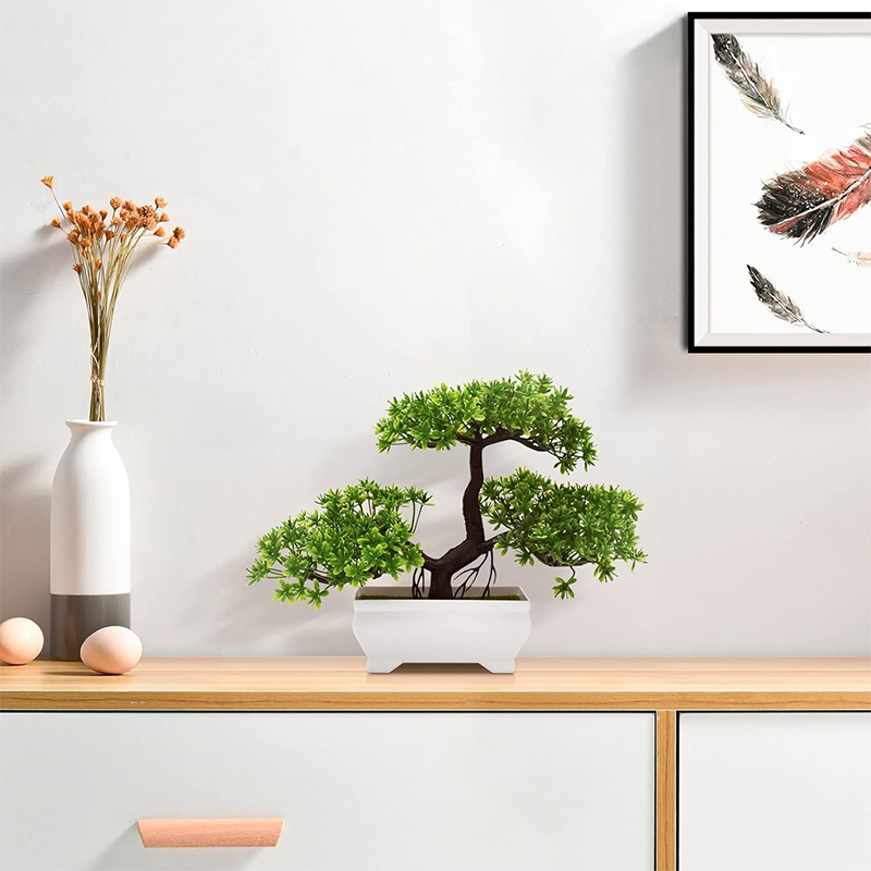 Artificial Bonsai Plastic Bion - Bonsai Garden For Home ulasan dan harga