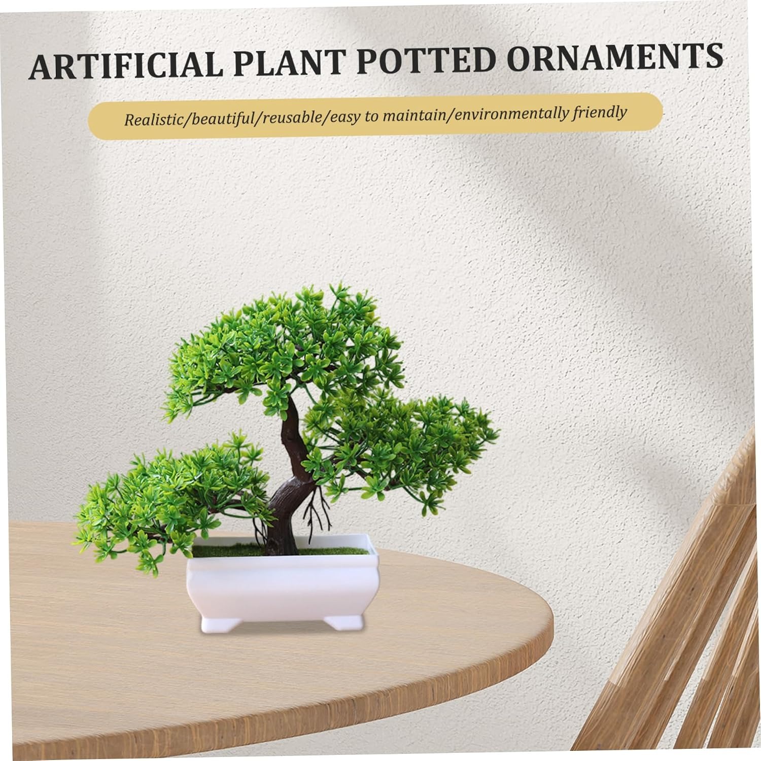 1/2Pcs Artificial Bonsai Tree  - Bonsai Garden Zen ulasan dan harga